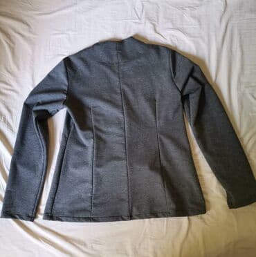 Women's Sweatshirts: Sivi ženski sako L Stanje odlično. Nema postavu. Naznačena veličina — 3