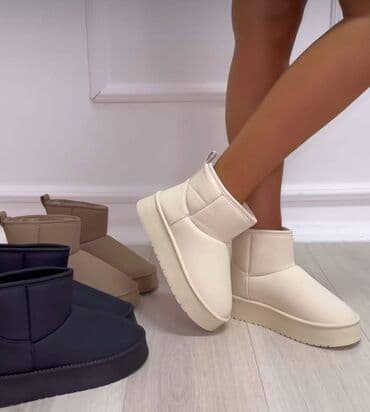loto cizme: Ugg mini čizme, bоја - Bela — 1