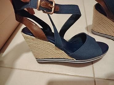 zara muski kaisevi: Ženske sandale na punu petu – Graceland - Model: espadrile na — 4