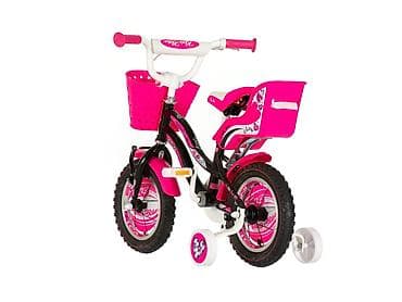 sic za bicikl: Bicikl kids Visitor Heart 12" (7") – crno/roze Šifra proizvoda: 112 — 5