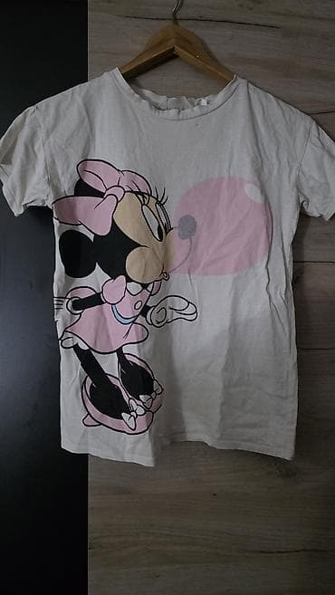veliki deda mraz: Dečija majica kratkih rukava sa velikim printom Minnie Mouse. - Boja — 2