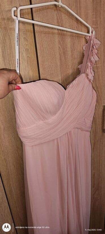 svecane pantalone i tunike: XL (EU 42), color - Pink, Evening, With the straps — 3