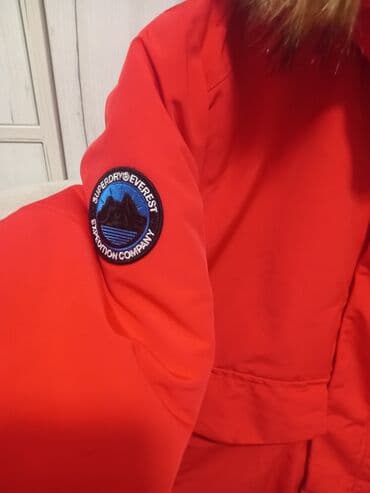 Kožne jakne: Superdry Everest Expedition zimska jakna – narandzasto crvena. L/xl — 3