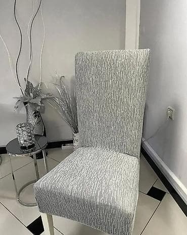 trpezarijski stolovi i stolice ikea: Elastične navlake za stolice – moderni žakard dezen - Univerzalne — 4