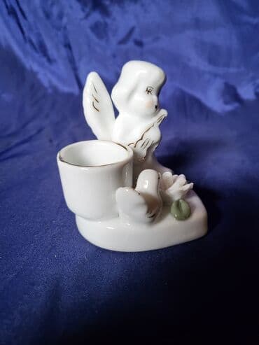 porcelanske solje za caj: Porcelanski svecnjak nov andjeo. Svecnjak nov,mereni najistureniji — 8