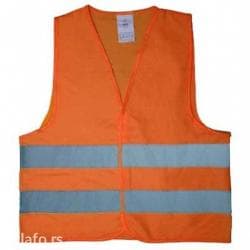 Workwear: Nov fluroscentni prsluk sa reflektorima - reflektujucih trakama — 3