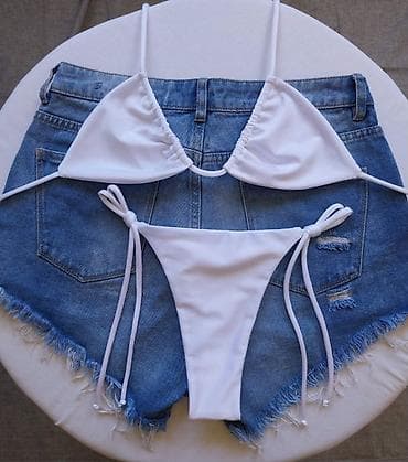 kupaci kostimi beograd: Ženski bikini set – trouglasti kupaći sa vezivanjem - Model: klasični — 5