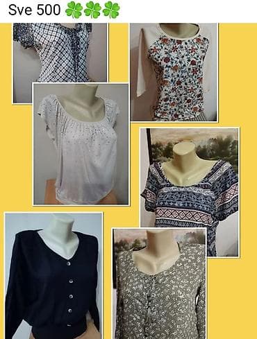 tiffany tunike: SVE ZAJEDNO 500 DIN šest bluzica — 1