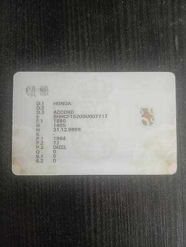 najam putničkih kombi vozila: Honda Accord 20 TDI . 1996 godiste. Vlasnik. Farban ceo,uradjeni — 7