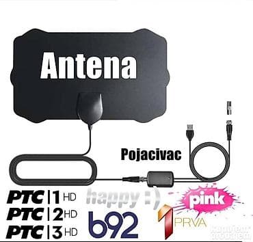 Antena sobna sa pojacivacem Nova kvalitetna antena sa pojacivacem za at lalafo.rs Antena sobna sa pojacivacem Nova kvalitetna antena sa pojacivacem za