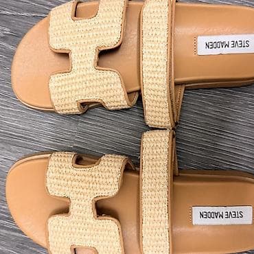 nike patike ženske air force: Steve Madden ženske papuče/sandale na klizanje - Model: ravne papuče — 2