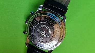 polovni rucni satovi: Breitling Navitimer hronograf – pilotski sat sa crnim brojčanikom - — 7