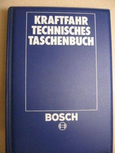 5 knjiga za 999: Knjiga: Kraftfahr-Technisches Taschenbuch Bosch 18. Auflage von 1976 — 1