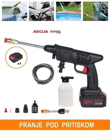 Akumulatorska masina za pranje čišćenje i tuširanje akcijska