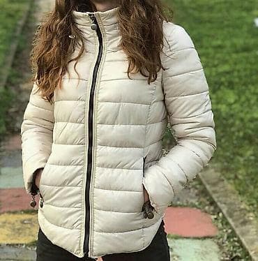 Krem jakna S-M
