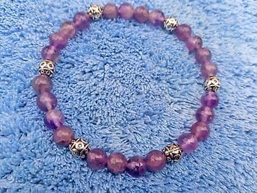 hermes torbe cena: Narukvica Ametist Narukvica od Ametista, poludragi kamen — 1