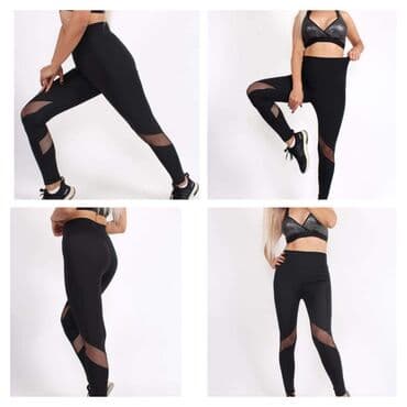 helanki za vezbanje: Mokra likra s, m, l, xl, 2xl na helankama je usiven nike beli znak — 3