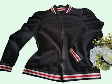 doca tasne: Crni komplet trenerke – gornji deo i donji deo - Materijal: mekana — 3