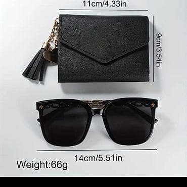 Ženski modni set: sat + novčanik + naočare za sunce Sadržaj seta: - — 7