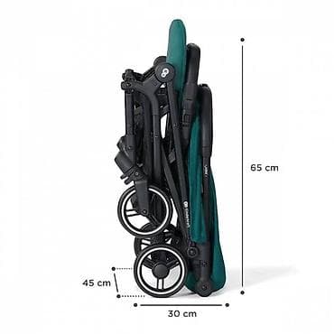 brushalter za dojenje: KINDERKRAFT INDY 2 Nature Vibes Green – lagana gradska kolica sa CLICK — 5