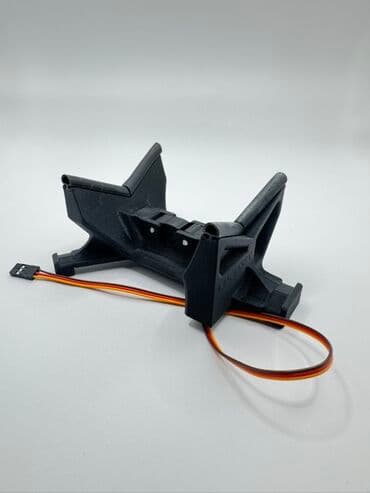 Dronovi: Crni držač za dron, dizajniran za stabilno postavljanje i održavanje