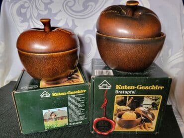 starbucks solje cena: Jabuke nove,vinraz za pecenje,hrane Frieslend Nemacka. Nemacke posude — 1