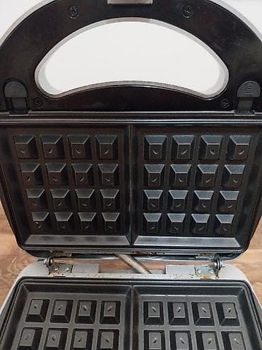 aparat za vafle na stapicu: Aparat za vafle MIA - Dvostruka ploča za pečenje: peče dva velika — 3