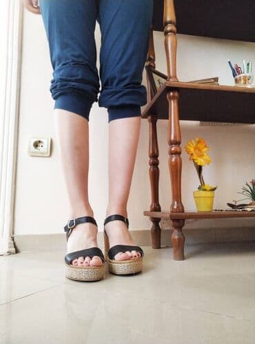 ženske espadrile sa platformom: Sandals, 37 — 2