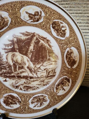 porcelanske solje za caj: Set Waendorf 1964-1990g.Istocna Nemacka. Trodelni porcelanski — 13