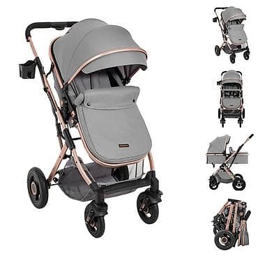 kolica per bebe: KikkaBoo kolica Scarlett – light grey (šifra: KKB2) - Pogodna od — 10