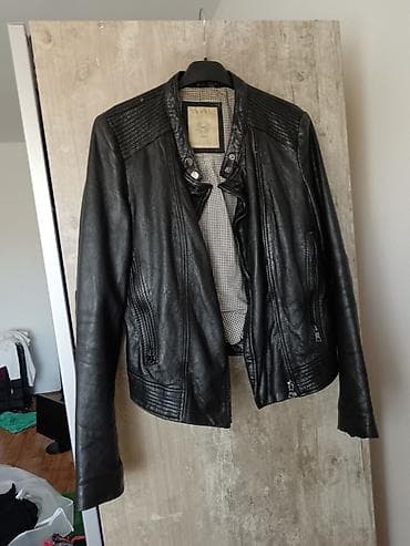 ESPRIT ženska kožna jakna – crna, biker stil - Brend: Esprit - Model