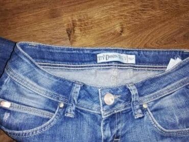 Women's Clothing: Zara farmerke ženskog kroja sa srednjim strukom, izrađene od — 1