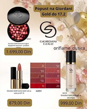 plasticne sandale: Giordani Gold – kolekcija šminke i mirisa - Parfemi: - Giordani — 2