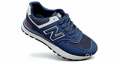 Patike: Plave sportske patike sa pertlama, inspirisane klasičnim “runner” — 1