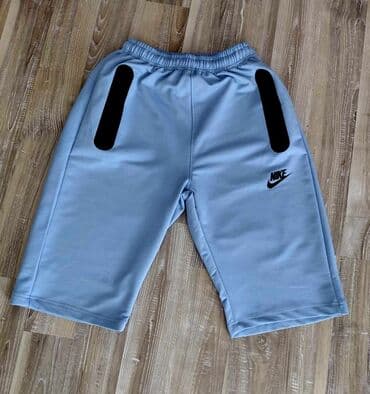 muške pidžame c a: Shorts, L (EU 52), Nike, color - Grey, Cotton — 4