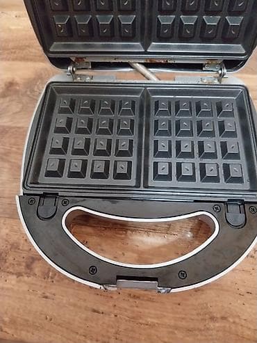 aparat za vafle na stapicu: Aparat za vafle MIA - Dvostruka ploča za pečenje: peče dva velika — 4