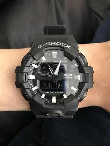 zenski satovi casio: Casio G-Shock GA-700-1B Potpuno NOV sat Casio G-Shock GA-700-1B — 4