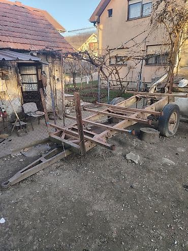 Vodeni transport: Prikolica – metalni ram/šasija za nadogradnju - Dvoosovinska (par — 3