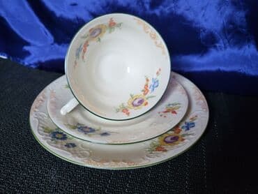 solje za caj: Set Kahla porcelan Nemacka 1957+. Set nigde okrzan,napukao,polomljen — 2