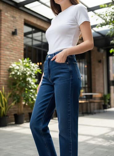 Zenske farmerke Waikiki broj 30. Nosena jednom, placena vise. Moderna