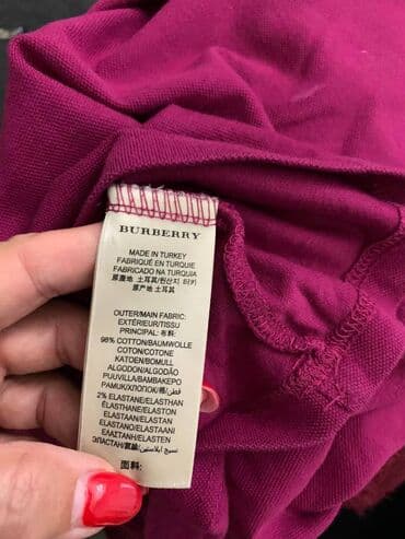 crop top c a: Burberry, L (EU 40), Cotton — 2