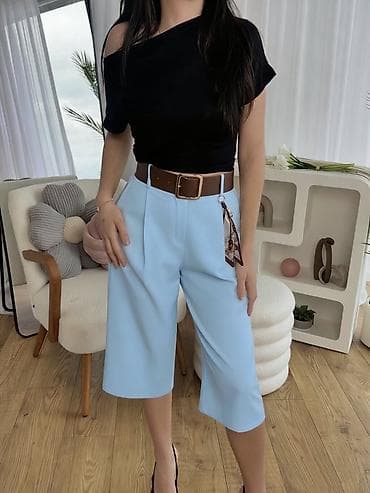 fred perry kosulje: Ženske bermude sa visokim strukom i širokim nogavicama do ispod — 5