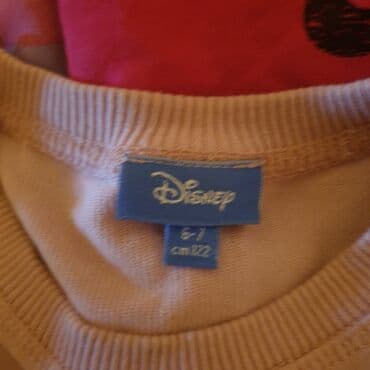 zvonaste pantalone za devojcice: Disney, Round neckline, 122-128 — 2