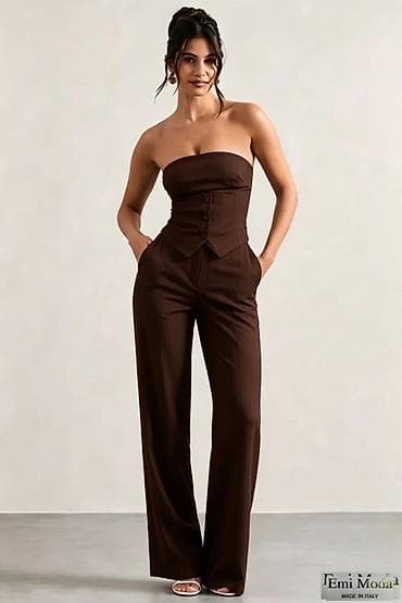 reserved kompleti: 🔥Ženski elegantni komplet bez bretela –Made in Italy
✅3200 din — 3