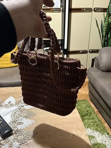 mona torbe kupujem: Ručno pletene torbe od čvrstog pletiva - Materijal: debela — 3