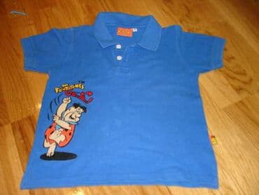 the north face komplet: Cartoon network majica sa kragnicom, kremenko je na slici. Odgovara — 2