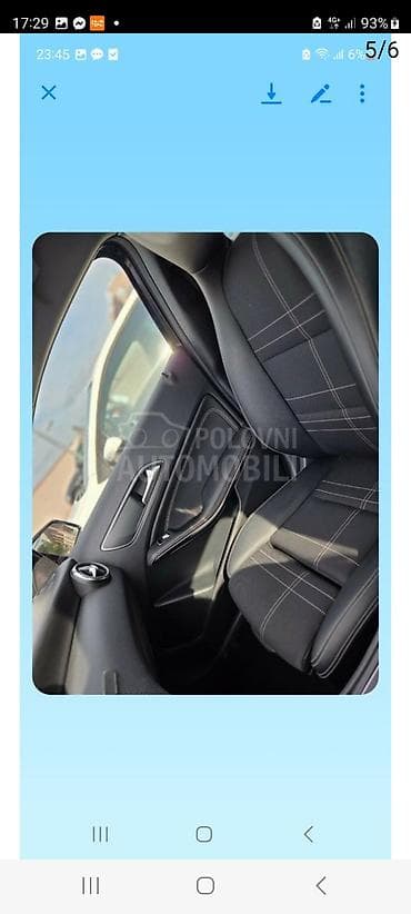 polovna kosacica: Mercedes-Benz A-klasa (W176) – hečbek, crna boja. Istaknute — 3