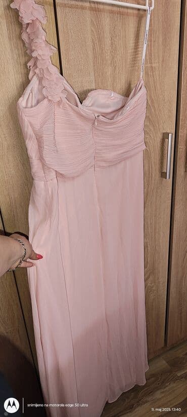 svecane pantalone i tunike: XL (EU 42), color - Pink, Evening, With the straps — 5