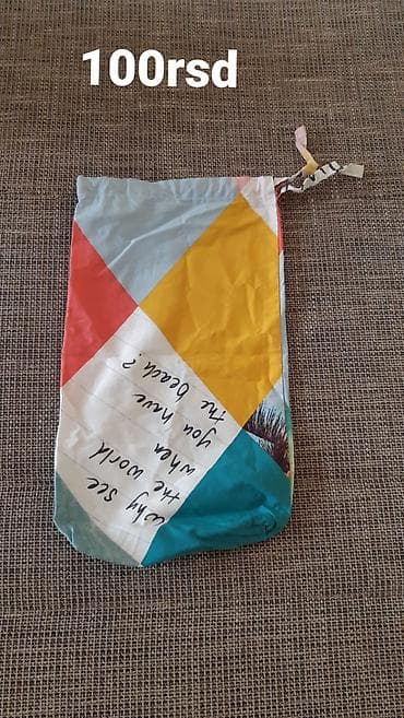 dejvid dzons torbe prodaja: Torba/vrećica na zatezanje sa letnjim printom - Materijal: tanki — 1