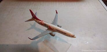 gramofonske ploce beograd: Avion Boing 737-800 Turkish airlines,razmera 1:250(16 cm.) neoriginal — 1